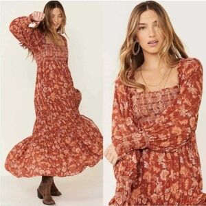 Free People Sweet Escape Floral Midi Dress